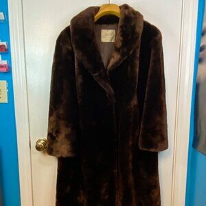 Vintage Women's Sherly's Fur long brown coat